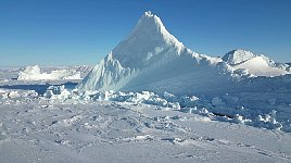 Iceberg near Qaanaaq on a sunny day