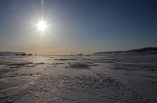 Iceberg near Qaanaaq on a sunny day