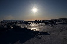 Iceberg near Qaanaaq on a sunny day