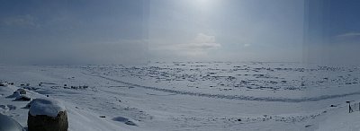 Inglefield Fjord from airport