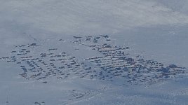 Qaanaq seen from plane