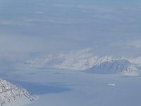 Bowdoin Fjord seen from plane