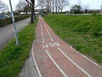 Normal running tracks