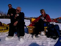 Dinner in the snow