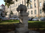 Bear fountain in Budapest