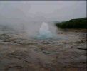 Strokkur erupting MPEG