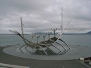 Viking ship statue