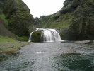 Systrafoss waterfall near Kirkjubaejarklaustur