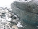 Glacier tongue of Vatnajökul (Blue glacier ice)