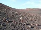 Volcanic ash at Eldfell mountain