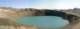 Panorama of Viti crater at Krafla