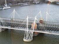 Golden Jubilee Bridge from London Eye