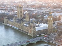 Palace of Westminster at sunset