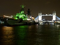 HMS Belfast and Tower Bridge