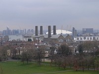 View from Royal Observatory toward Millennium Dome