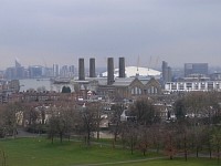 View from Royal Observatory toward Millennium Dome