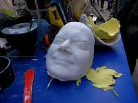 Plaster face