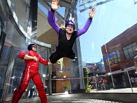 Indoor skydiving