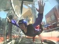 Indoor skydiving