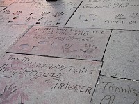 Grauman's Chinese Theatre handprints
