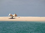 Sun shade at the beach