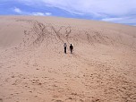 Long way up the dune