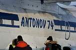 Antonov on the ice runway