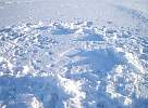 Temp traces in snow