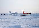 Twin Otter and Antonov 74 at Barneo Base
