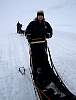 Ready to drive the sledge