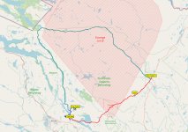 Snowmobile tour trail