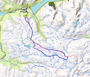 First part trip map