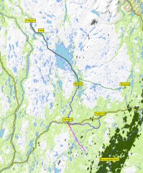 Second part trip map