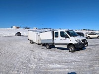 Dog van and trailer