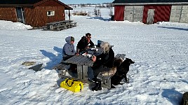 Coffee break at Mollisjok