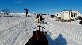 Arriving at the parking lot