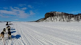 Rock cliff near trail