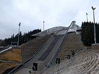 Holmenkollen ski jump from below