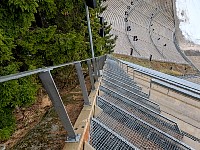 Diagonal stairs