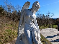 Angel sculpture by Damien Hirst