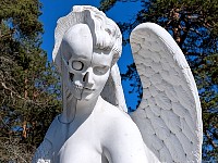 Angel sculpture by Damien Hirst