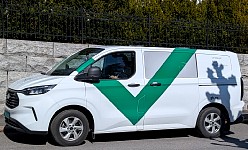 Shadow on van
