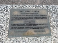 Feldberg summit plaque