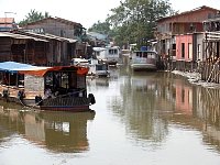 Ships at the back of houses