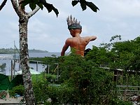 Indian statue at hotel