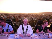 Me enjoying the Dinner in the Sky