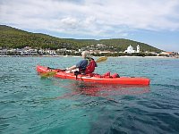 Kayak along Agistri coast