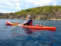 Kayak along Agistri coast