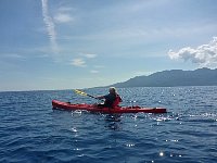 kayaking Agistri coast