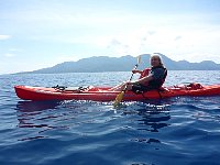 kayaking Agistri coast